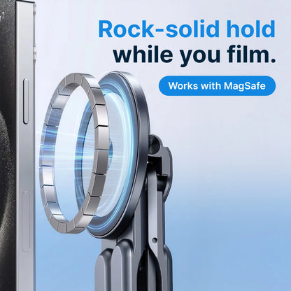 Foldnix magnetic phone stand for laptop desk setup